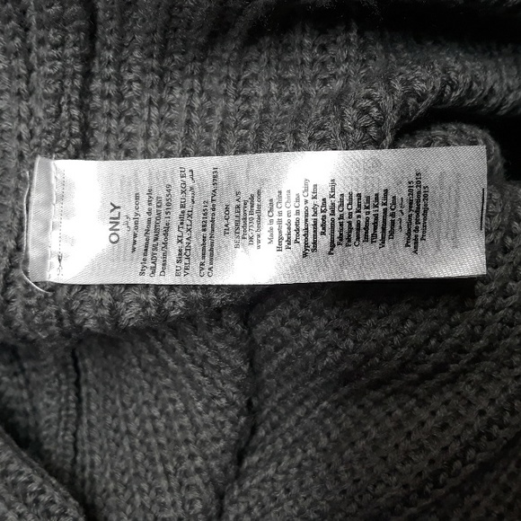 Gray Sweater Vest Shaker Knit - Picture 7 of 7